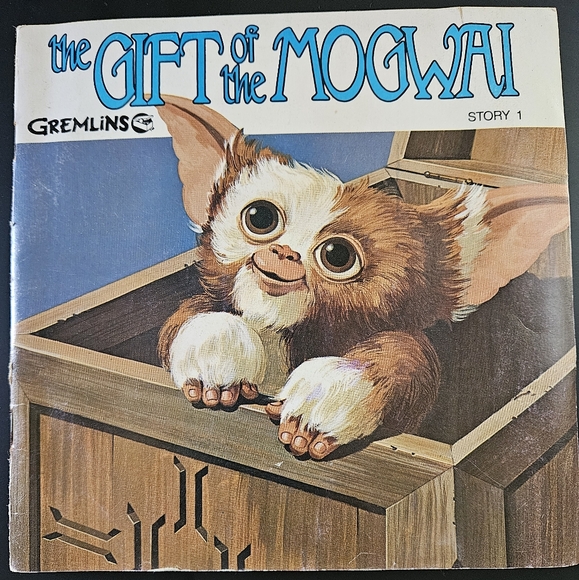 Gremlins "The Gift of the Mogwai" Read-Along Book & Record 7" 33-1/3 1984 - Picture 2 of 6